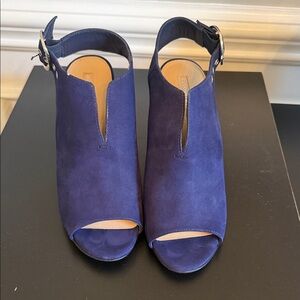 ANTONIO MELANI Royal Blue Suede Heels
